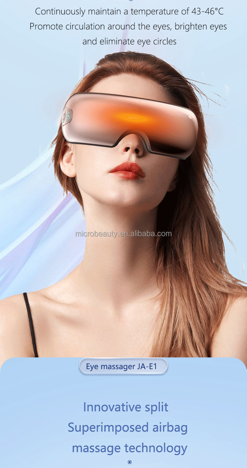 Smart Air Pressure Eye Massager Electric Vibration Bluetooth Eye Massage Instrument