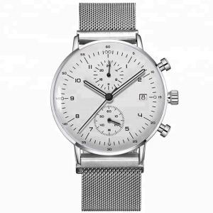 China 42mm Waterproof Chronograph Watch Mesh Belts wholesale