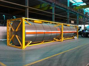 China 40 Feet Chemical Liquid Tank Container 48000L ISO Stainless steel wholesale