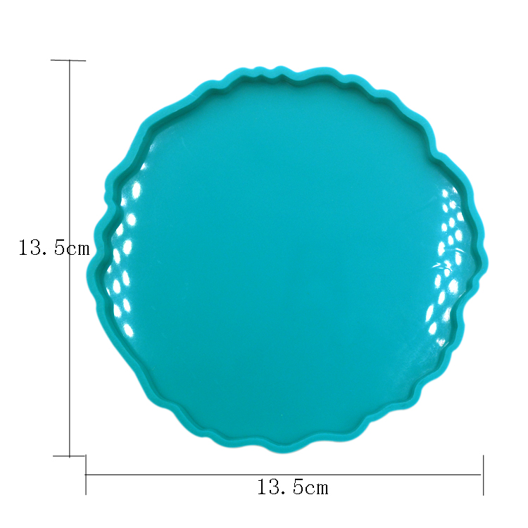 Flexible Silicone Resin Mold Irregular Shape Epoxy Resin Coaster