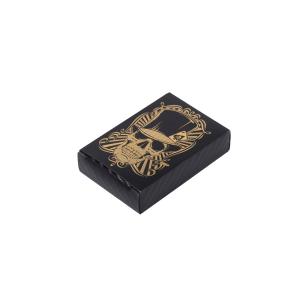 China Black PVC Plastic Poker Cards Hot Gold And Silver Stamped wholesale