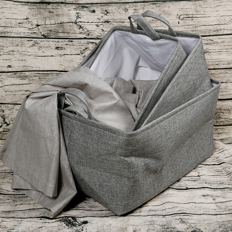 Puting Foldable washing laundry clothes basket toy storage bag large box customized EVA basket small