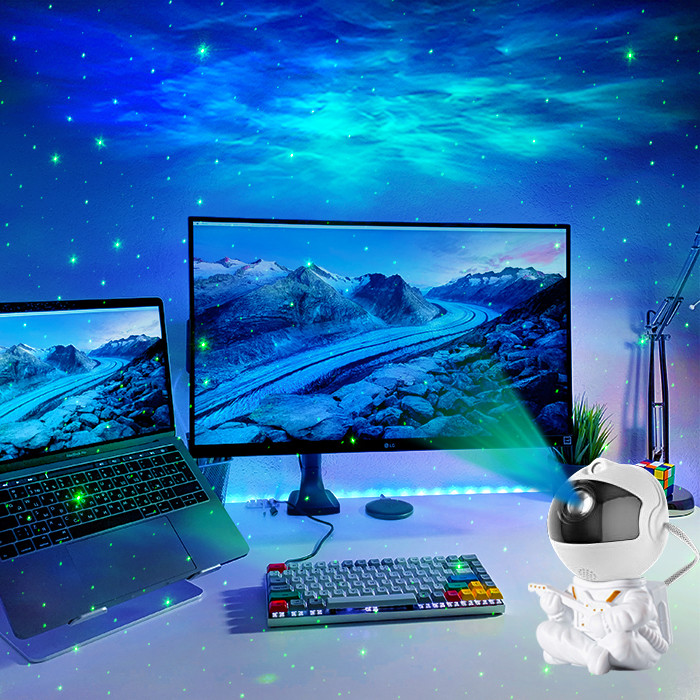 Party KTV 5W Space Star Projector Multicolor With USB Power Cable