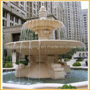 China Marble Stone Carving Water Fountain for Outdoor Decoration wholesale