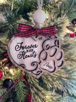 2 Layered Heart Pet Memorial Ornament 4"*3" Dog Remembrance Ornament