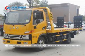 China JAC 4X2 Flatbed Tow Truck With Q235A Carbon Steel Body wholesale