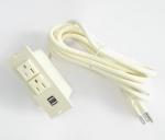 ABS Fire Protection Conference Table Socket / Furniture Tabletop Outlet Box