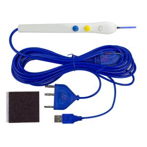 China ISO 13485 Disposable Monopolar Surgical Electrode Blue PVC ESU Active Electrode wholesale