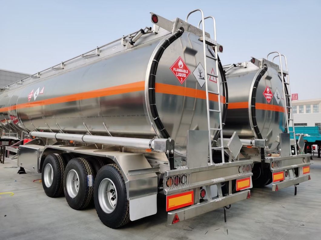 Gasoline/Crude Transport Tank Trailer Liquid Transport Fuel Semi Trailer