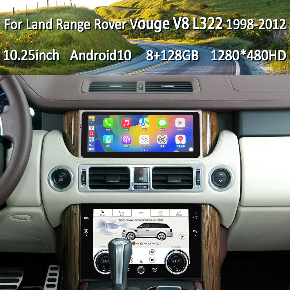 GPS Navigation Wireless Car Radio Android 10 For Range Rover Vouge V8 L322 1998-2012
