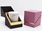 Decorative Organic Paper Candle Gift Box Folding Cardboard Packing Boxes With