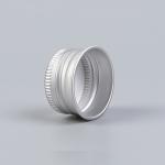 18/410 18/415 Dispensing Cap Matte Silver Aluminium Lotion Bottle Caps With PE