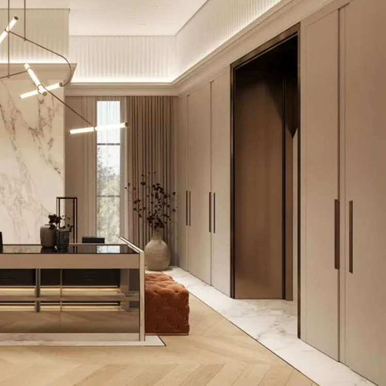 Not Warp Bedroom PVC Sliding Wardrobe Not Warp Eco Friendly ODM Portable Closet