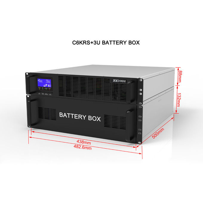 19 Inch Small Rack Mount UPS 1kva 2kva 3kva 6kva High Frequency Online Pure Sine Wave
