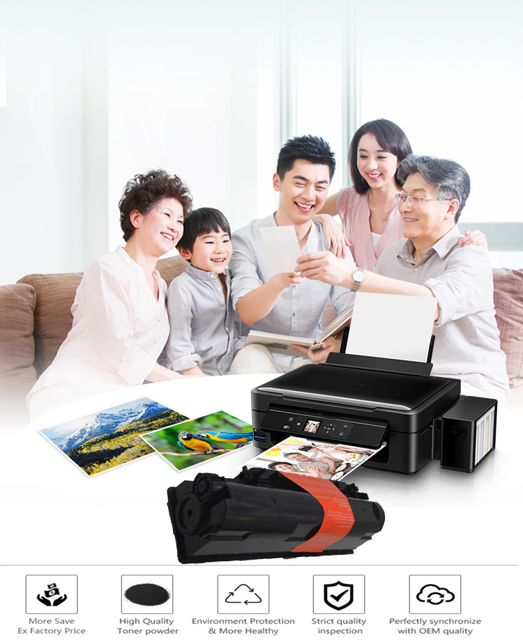 Compatible Black TK - 350 Kyocera Printer Cartridges FS - 3140 MFP Printer