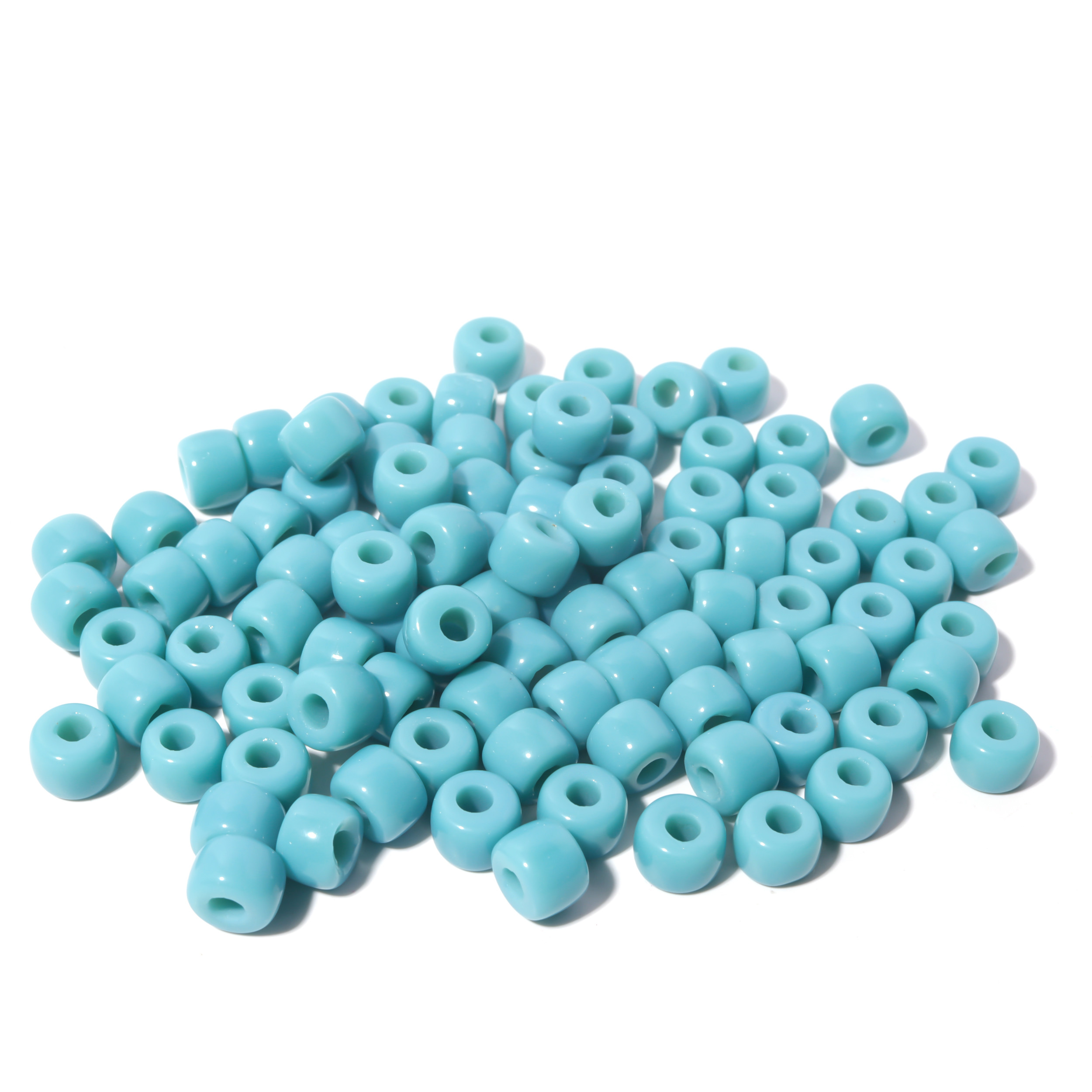 100 Colors Gemstone Forte Beads 6*8mm*2.0 Holes DIY Patterns With Rope