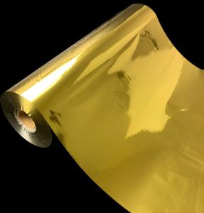 China 12-100micron Double Sided Golden Aluminized Pet Film wholesale