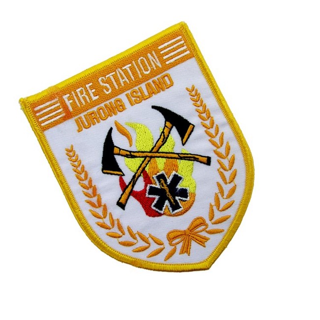 3D Embossed Fire Department Patches