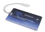 Luggage Plastic PVC Card Hang Bag Tag ODM For Travel Baggage