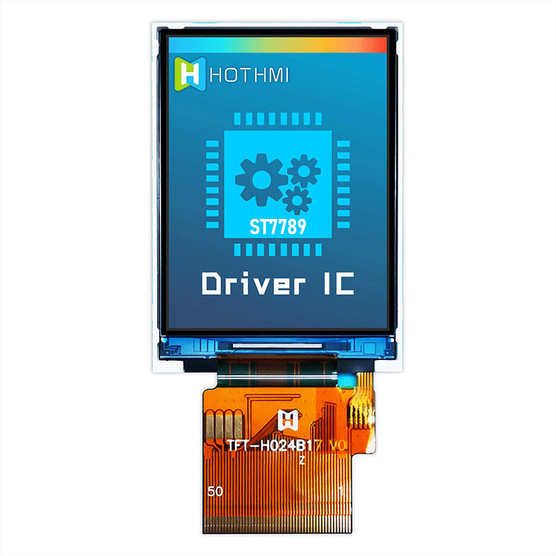 2.4 Inch 240x320 SPI TFT Module , IC ST7789 Sunlight Readable LCD TFT-H024B17QVIST6N50
