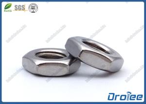 China 18-8/304 Stainless Steel Thin Hex Jam Nut wholesale