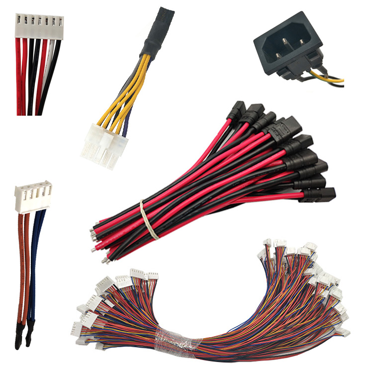 2 Pin-40 Pin RoHS Electric Wire Harness Silica PE PVC Insulation For LED And Automotive