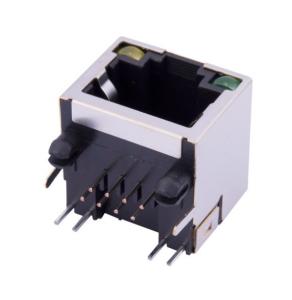 China 1X1 Gigabit Female Magnetic RJ45 Jack With Transformer wholesale