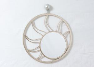 China Colored Circular Rose Gold Sun Mirror Wall Decor wholesale