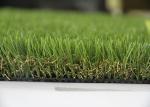 Landscape Artificial Grass , Landscaping Fake Grass V Shape Yarn 20mm - 60mm