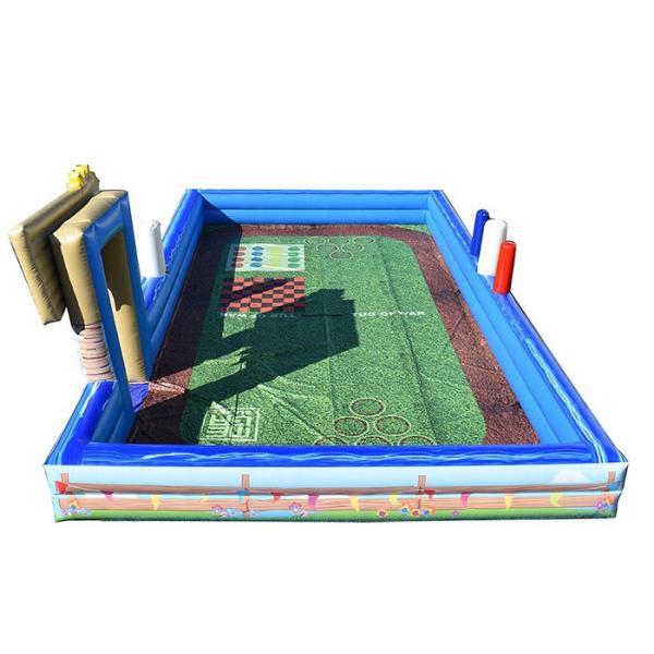 PVC Inflatable Sports Games , Kids Outdoor Lawn Games With OEM And ODM Service