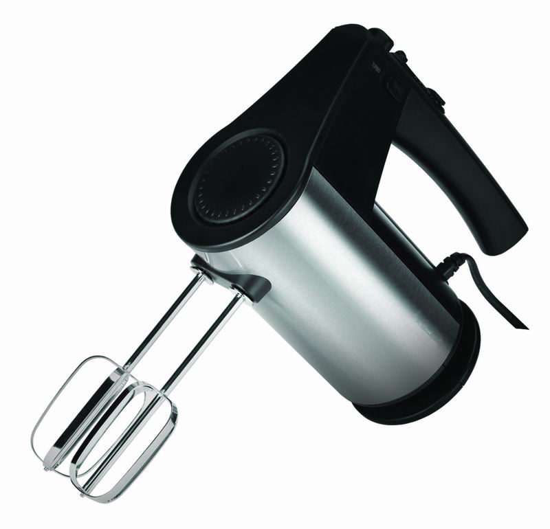 Max 500W Stainless Steel HM501 Hand Mixer With Egg Beaters and Dough Hocks
