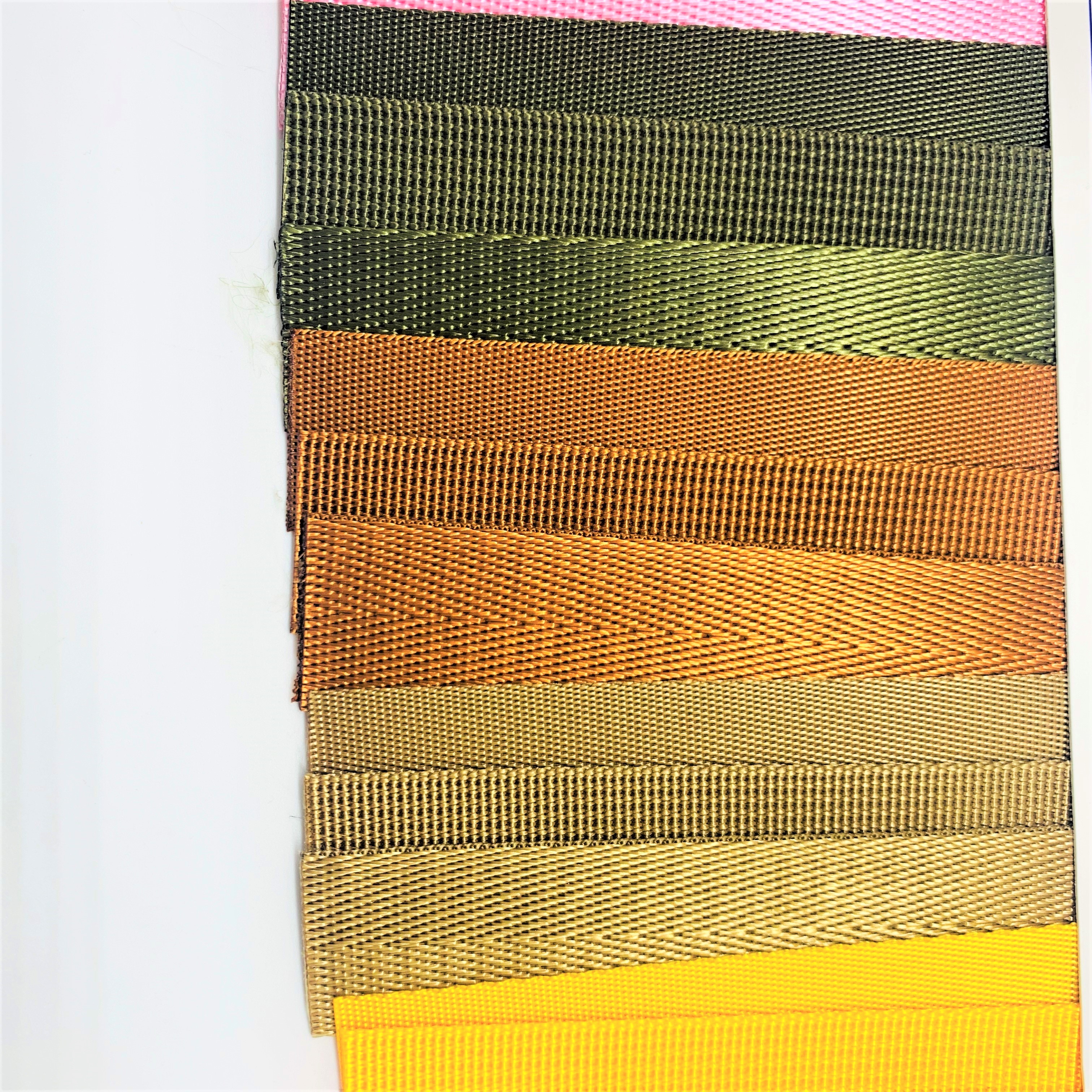 Seat belt car safty belt 100% Polyester PP polypropylene webbing Military schoolbag belt