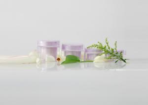 China Facial jar 30G 50G Acrylic Cream Square Jar With Black Cap Wholesale cosmetic acrylic jar Packaging wholesale