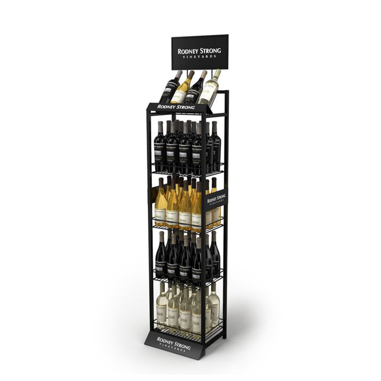 Self Vending Pet Dog Food Display Rack Supermarket Display Wire Racks For Retail Stores