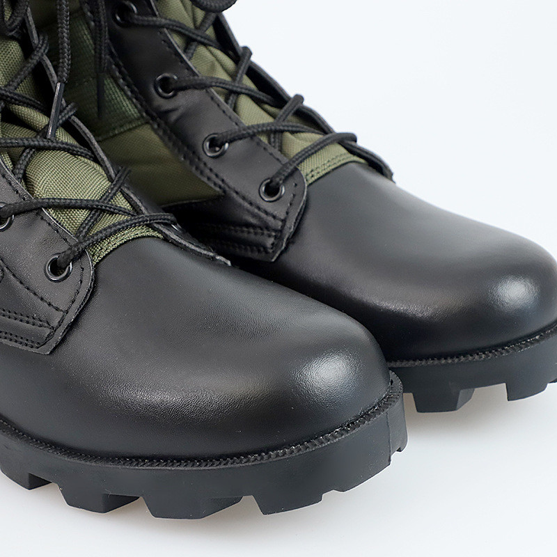 Durable Jungle Hiking Tactical Combat Boots Canvas Shoes Rangers Panama Rubber