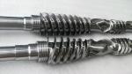 Heteromorphism Rubber Extruder Machine Parts , Twin Screw Elements Polishing