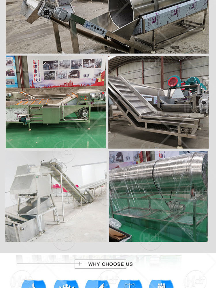 Large Scale French Fries Processing Line Maquina Para Hacer Papas Fritas