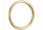 Matching Stacking 14K Yellow Gold Jewelry ring 0.2ct 1.5mm size Claw setting