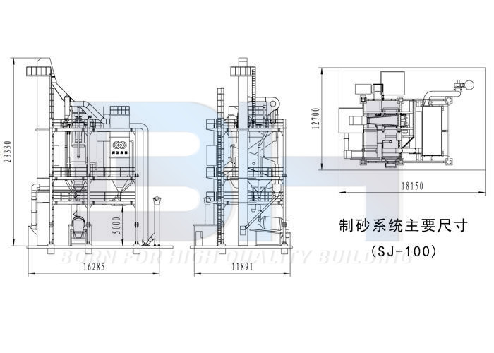 Advanced Artificial Sand Maker Light Weight For Construction And Highway