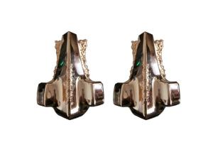 China Plastic Customized Copperizing Funeral Decoration Coffin Parts For Casket Furniture wholesale