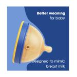Newborn Breastfeeding Silicone Baby Feeding Bottle 150ml Anti Colic PVC Free