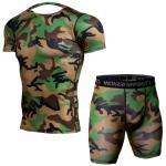 Gym Fitness Mens Swim Shirt Loose Fit , Rash Guard Suit Fancy Delicate