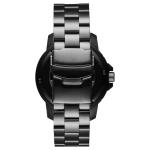 Luxury Minimalist Waterproof Watch , Black Mens Bracelet Watch Logo Customized