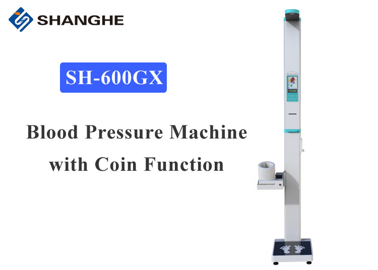 Smart Coin Operated Weight Height Scale Bmi Blood Pressure Body For Fast Health Check Up