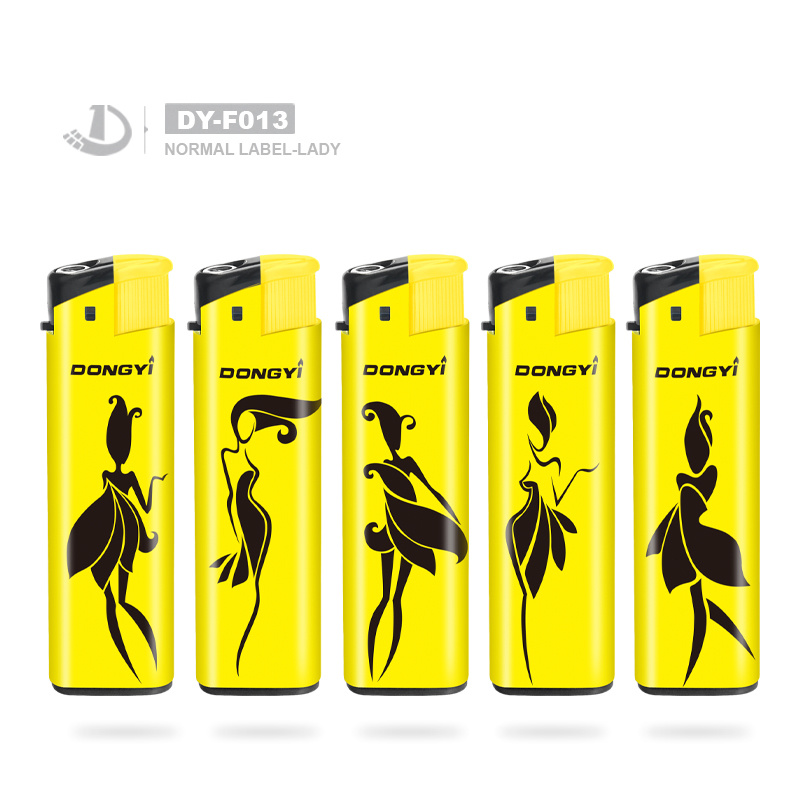 Dong Yi Hot Sale Unique Gas Cigarette Lighter with Five Color