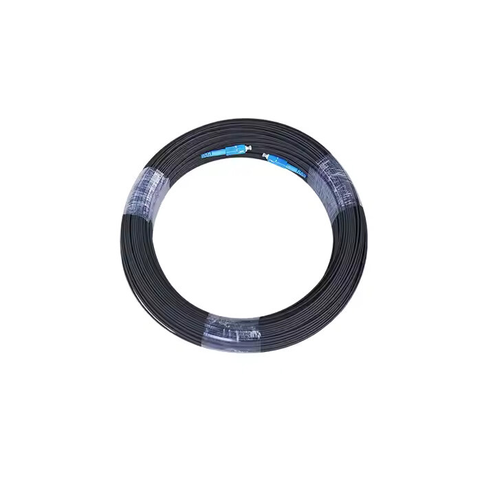 30M 50M 100M 150M 200M FTTH DROP CABLE PATCH CORD FIBER OPTIC 1 CORE SM G657A1 PRE CONNECTORIZED