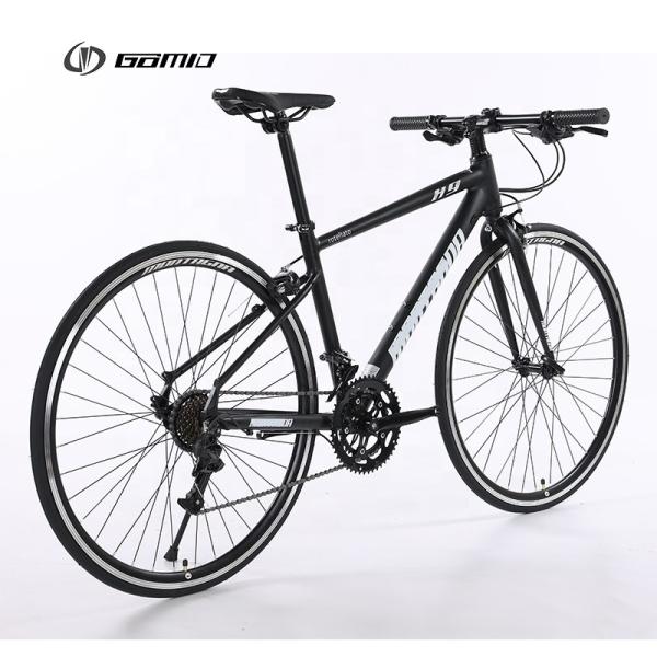 GOMID Alloy Road Custom Bicycle 700c Hybrid Road Bike With Simulated Carbon