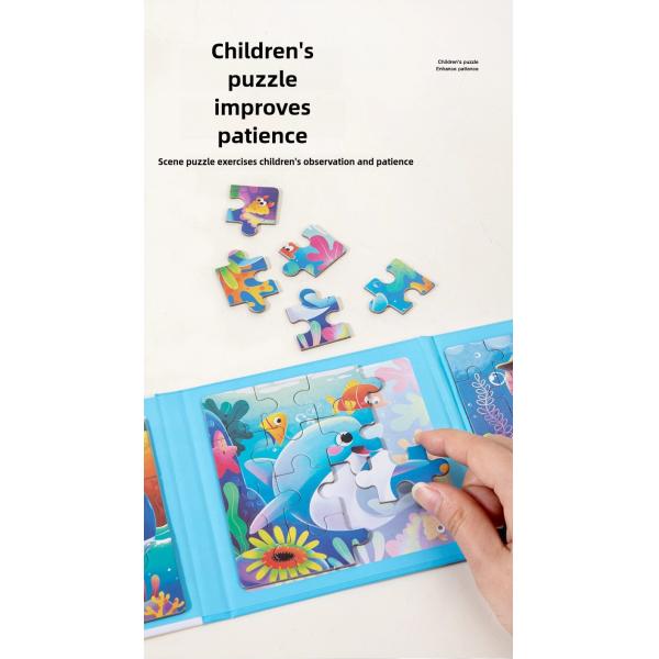 Wholesale Educational Montessori Animal Puzzles Kids' Paper Jigsaw Toys for Toddlers Aged 3+ Years Wholesale