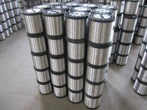 China 410 Welding Stainless Steel Wire , 6mm Galvanized Steel Wire Rope wholesale