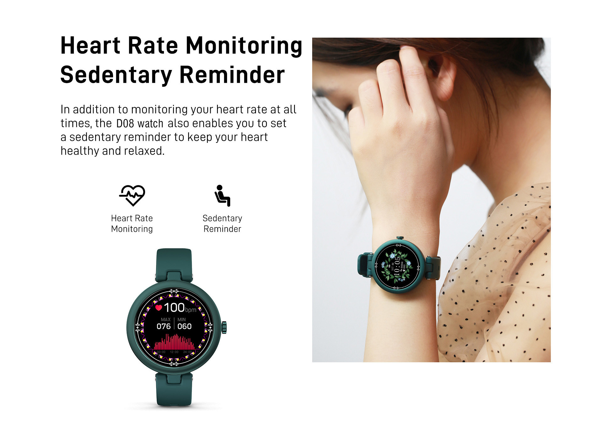 1.09inch 240*240 Pixel Square Dial Smart Watch Blood Presure Blood Oxygen CE ROHS